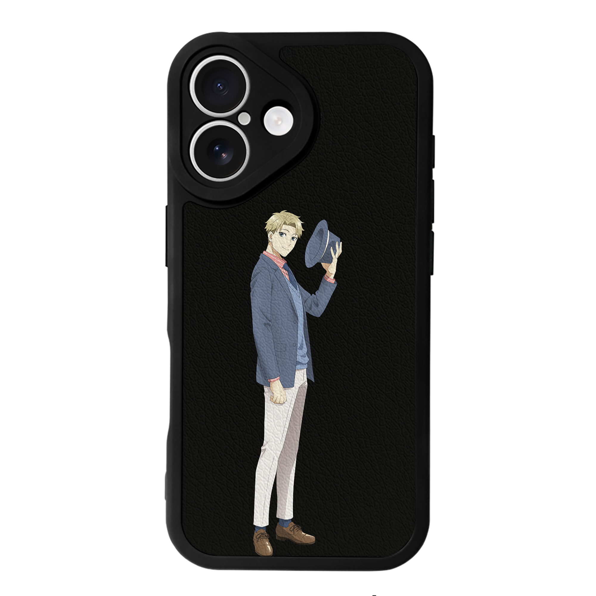 （画像用） SPY×FAMILY间谍家家酒 【iPhone 16シリーズ対応】シリコンスマホケース（レザー調） 材質：シリコン